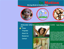 Tablet Screenshot of mindsinmotiontherapy.com